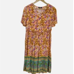 BTFBM boho tiered dress M